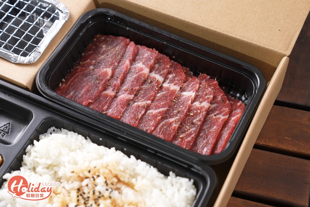燒肉一共有3款不同部位的安格斯牛肉選擇。