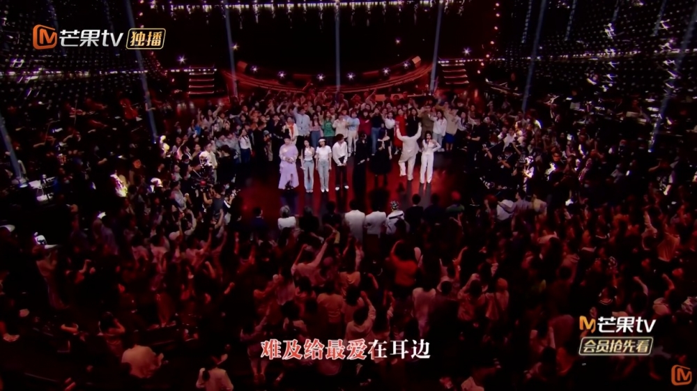 喺另一套綜藝節目《聲生不息》中就推廣昔日嘅廣東歌，其中Twins雖然未有出演，但喺最新一集結尾，全場大合唱佢哋嘅經典歌曲《下一站天后》。