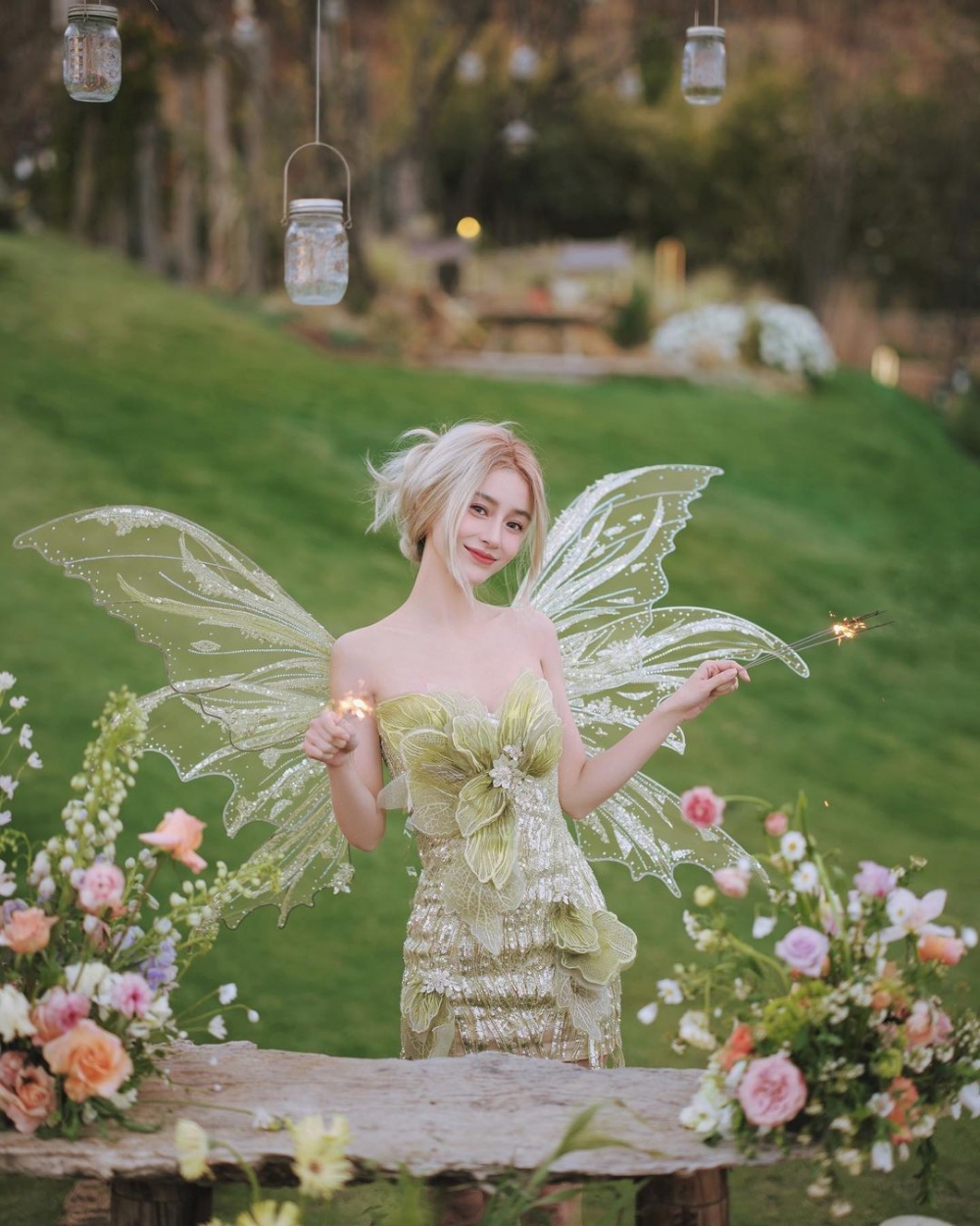 Angelababy最近曬美照，真係好似精靈