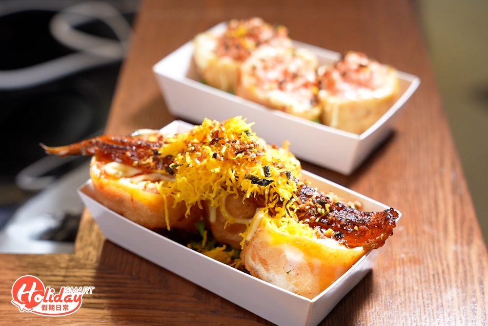 原條蒲燒鰻魚賣相特別,配上炸蛋充滿和式風味! 