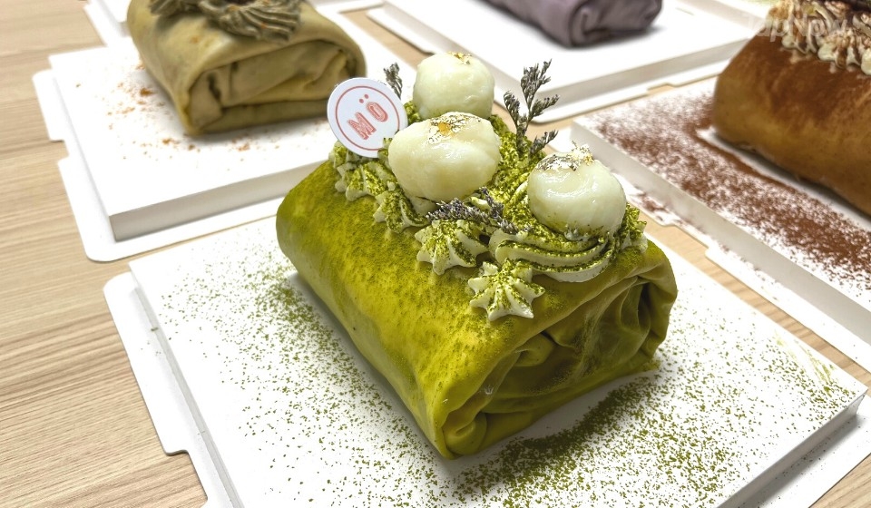 Mojiva抹茶豆乳奶凍毛巾卷