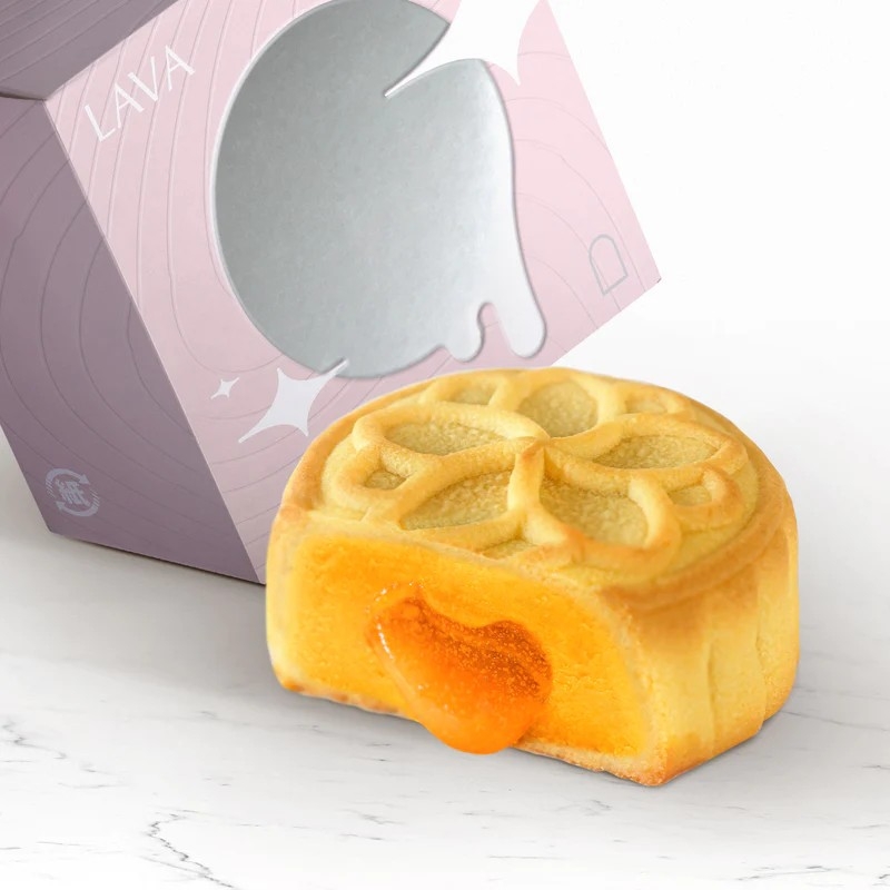 皇牌流心奶黃月餅。