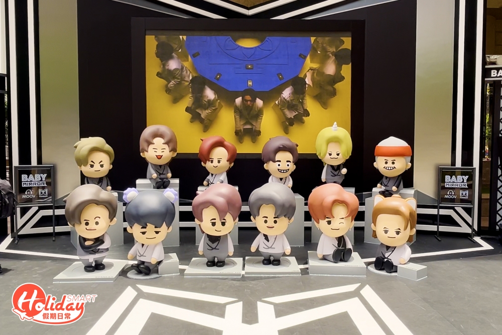 今次展區中間位置齊集多位成員，以整齊隊型亮相示人，讓各位FANS「止止癮」！