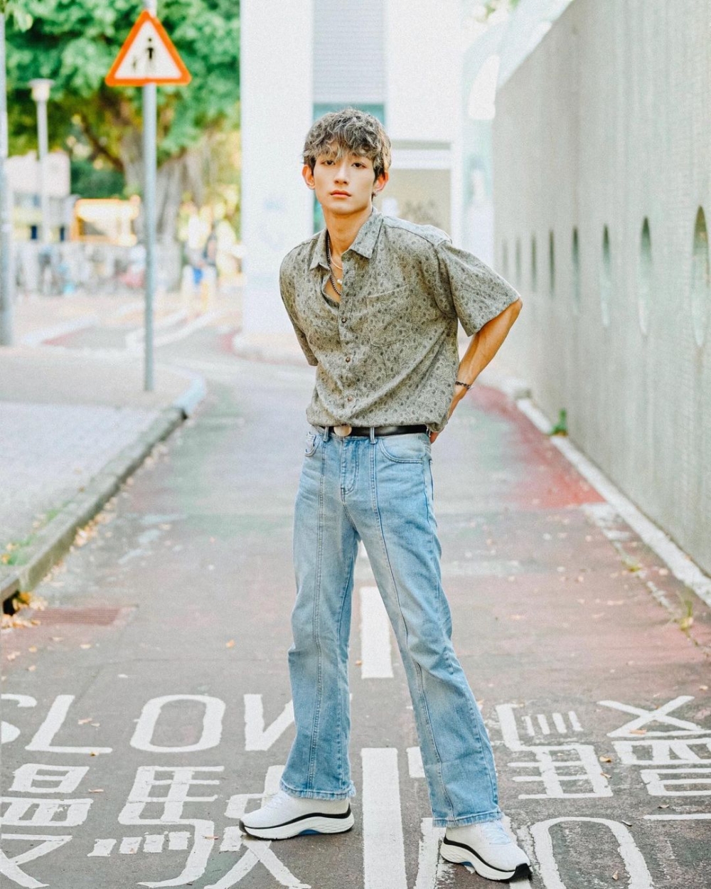 王智騫在中學時期以模特兒出道~