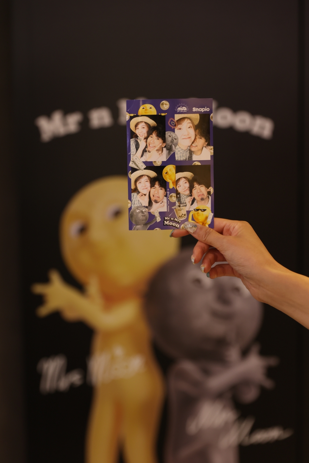 Snapio在活動期間特設Mr n Mrs Moon主題自拍亭。