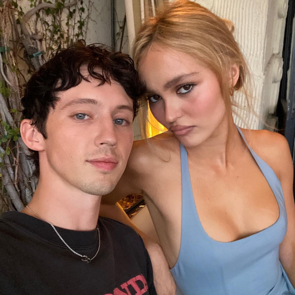 Troye Sivan與Lily Rose Depp。
