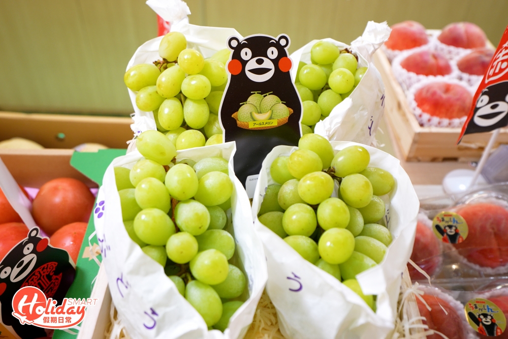 有齊日本直送的新鮮水果,有齊如蜜瓜、香印提子、水蜜桃等!