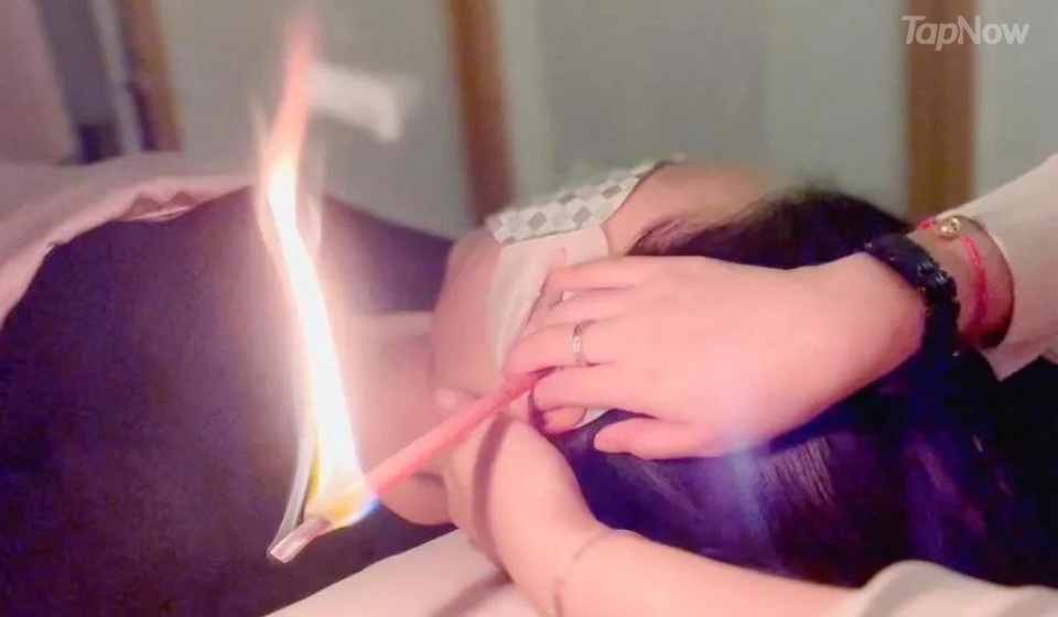 利用耳燭放鬆身心