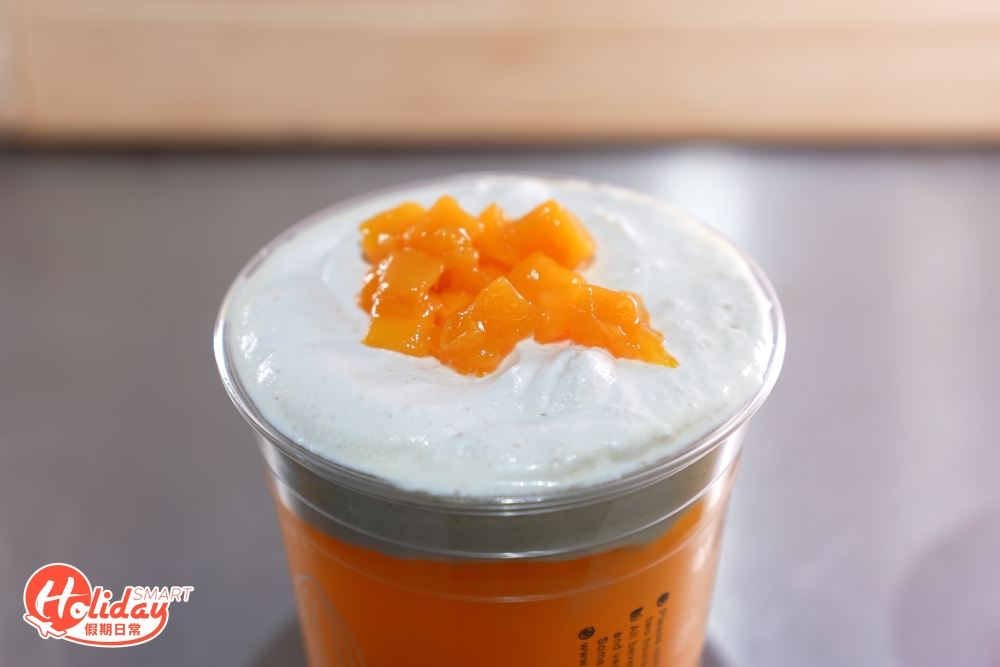 芒芒堅果奶蓋茶更飲到啖啖果肉,夏天消暑一流!