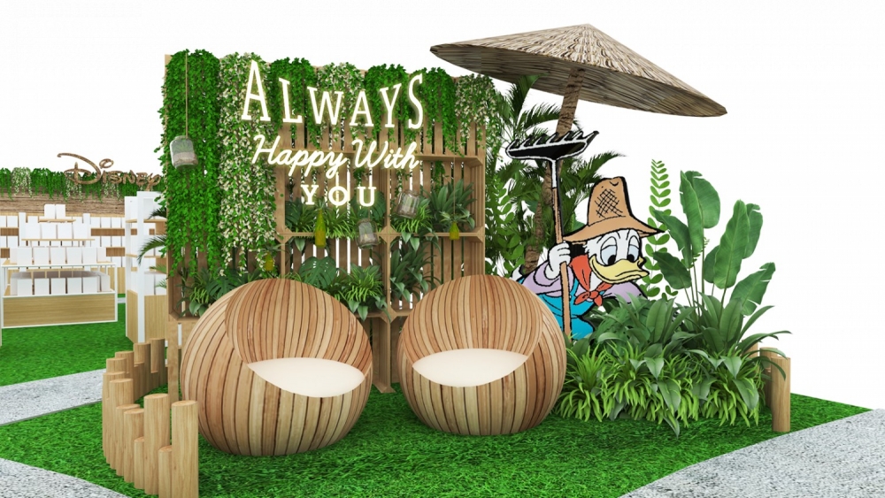 化身園丁的唐老鴨！