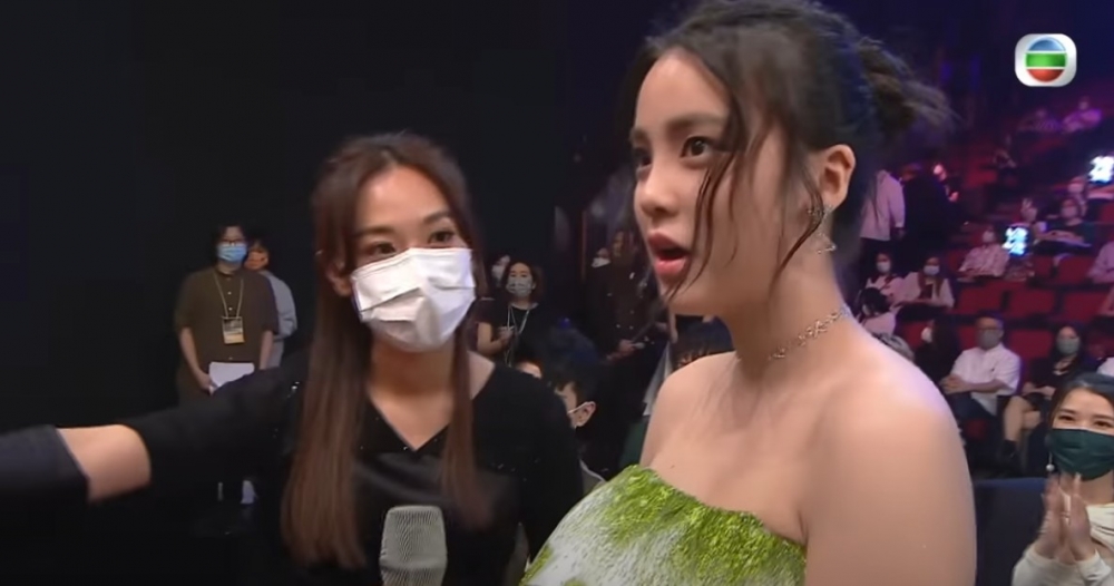 而獲獎嘅正正係Chantel，連佢自己都嚇到O嘴！