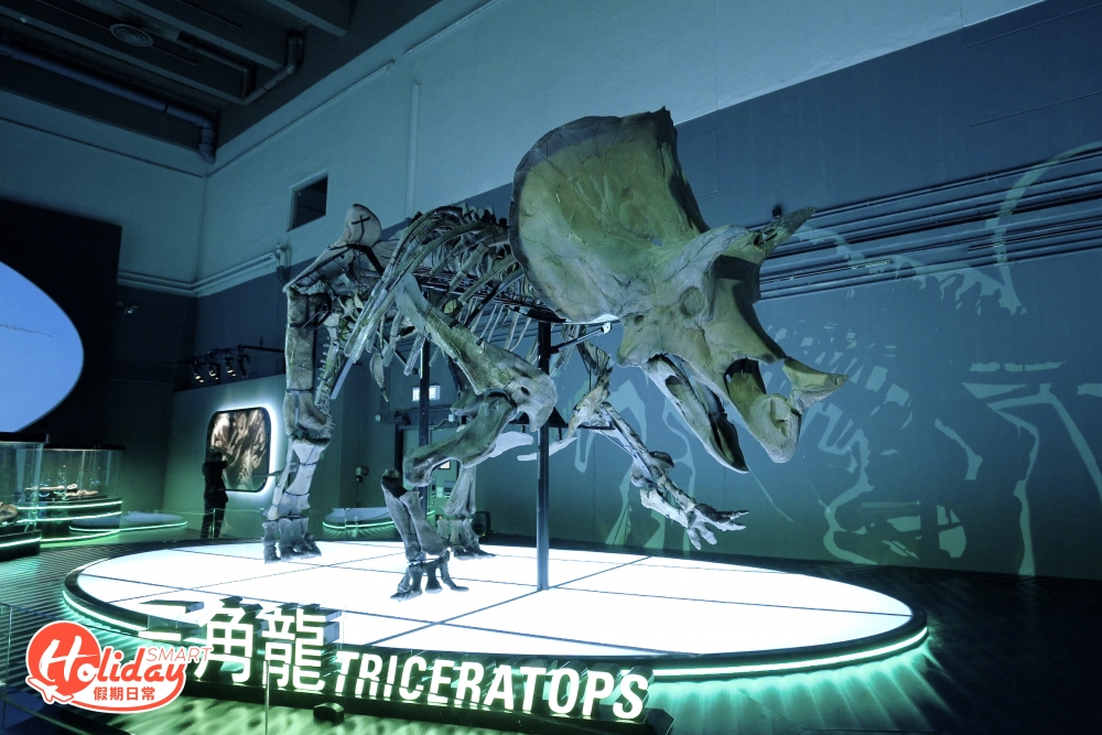 萬眾期待的科學館大型恐龍展「香港賽馬會呈獻系列：八大・尋龍記」終於正式登場，今次館方特別劃出面積達2,000平方米的展覽廳，展出8組來自德國、瑞士和荷蘭的博物館及機構的珍貴史前生物化石標本。