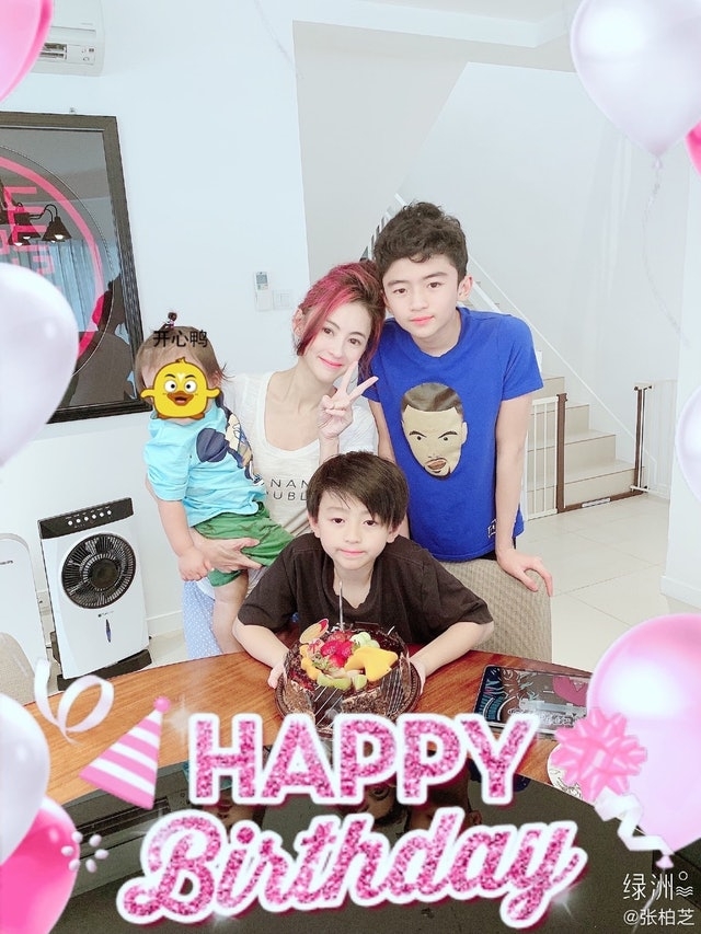 喺2018年,張柏芝再對外宣佈誕下第3名兒子Marcus!