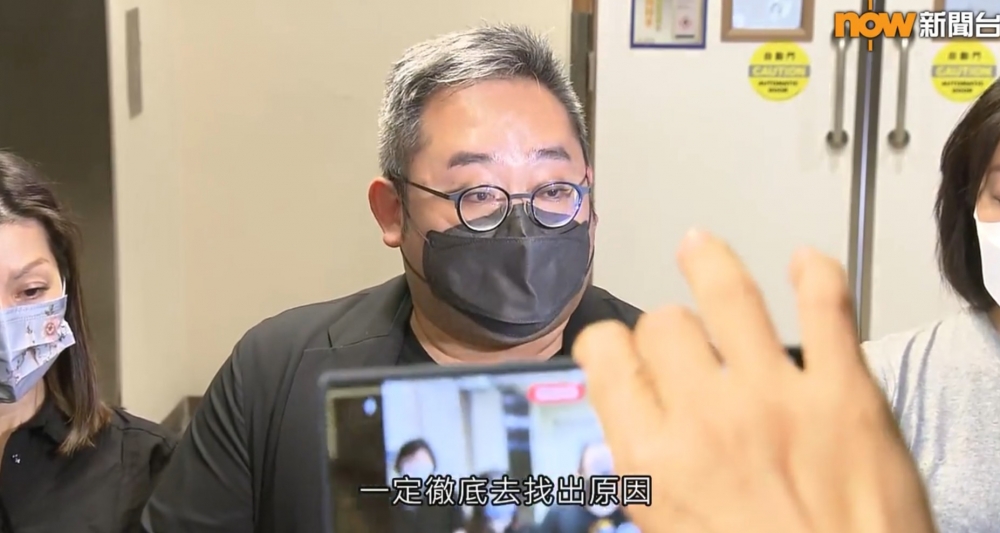 就意外發生向大眾致歉，交代2位傷者最新情況