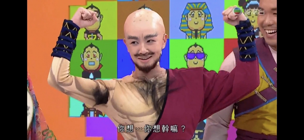 獎老麥美恩仲打扮成光頭佬!