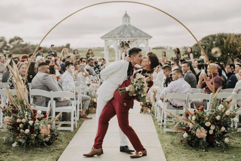 Dawn公開同老公Jimmy嘅婚照