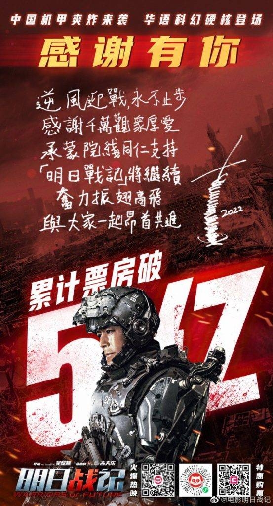 內地票房突破4億,古天樂亦親自寫感言答謝觀眾!