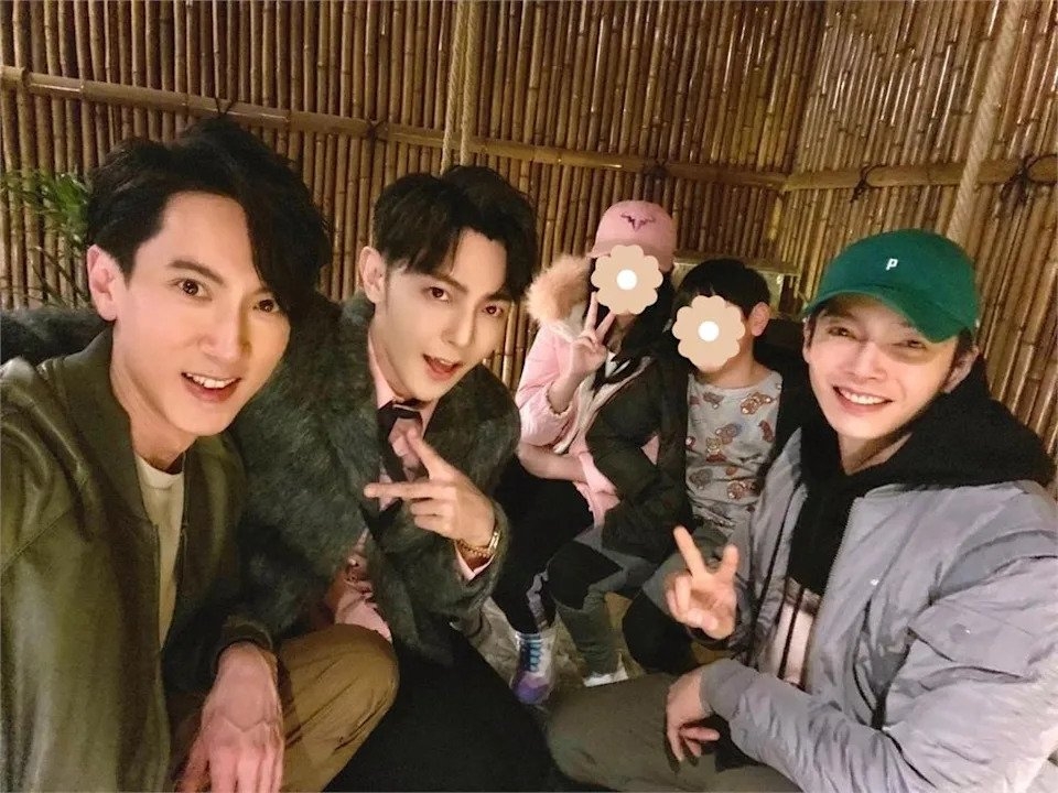 汪東城、辰亦儒、吳尊不時聚會、共渡佳節