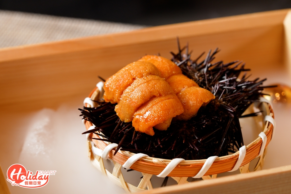 打卡之選的夏日之盛合，其中有被譽為海膽中的皇者「根室海膽」。