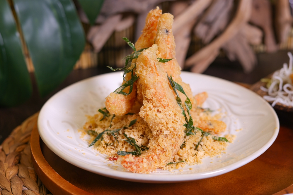 榴槤黃金麥皮蝦