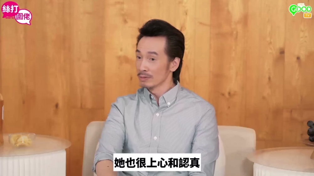 陳豪指Aimee現時好努力咁為拍戲做準備！