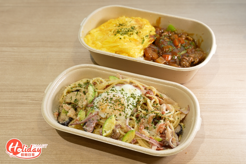 店家還有供應意粉、飯如香酥雞球蛋蓋飯、卡邦尼慢煮溫泉蛋雞肉炒意粉等。