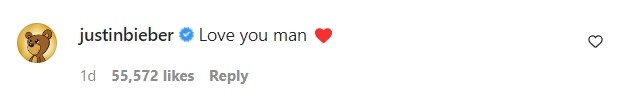 Justin Bieber留言力撐Tom Holland,為他加油打氣!