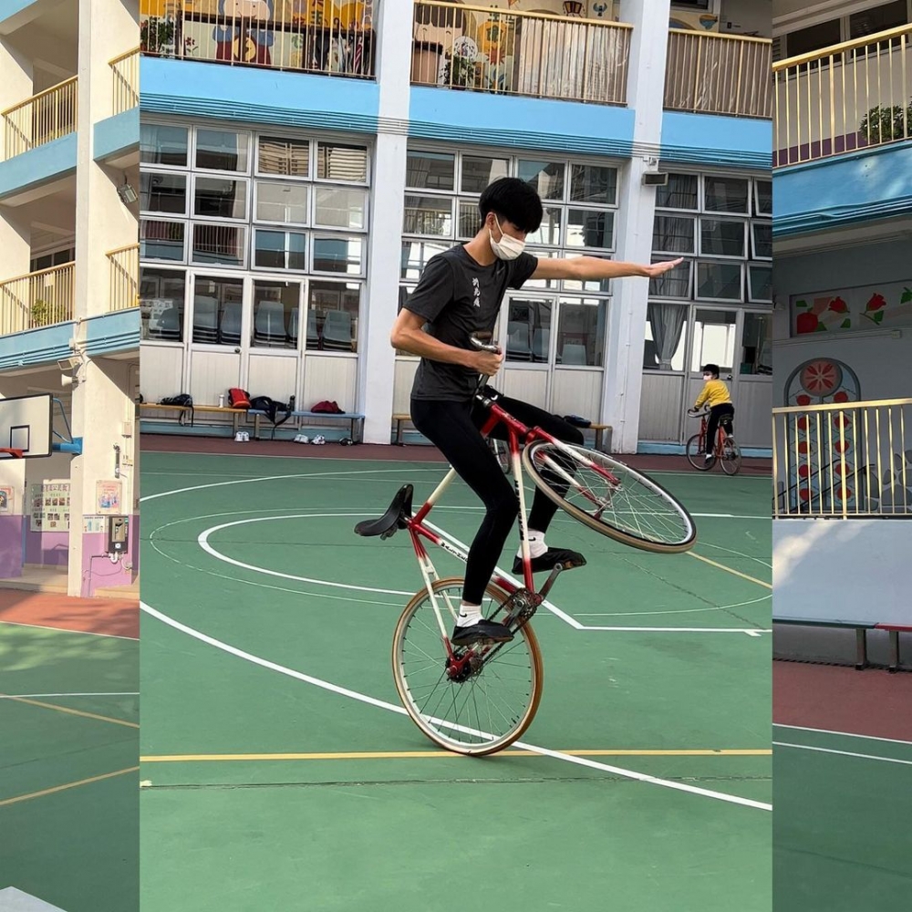 Gordon曾為花式單車港隊成員。