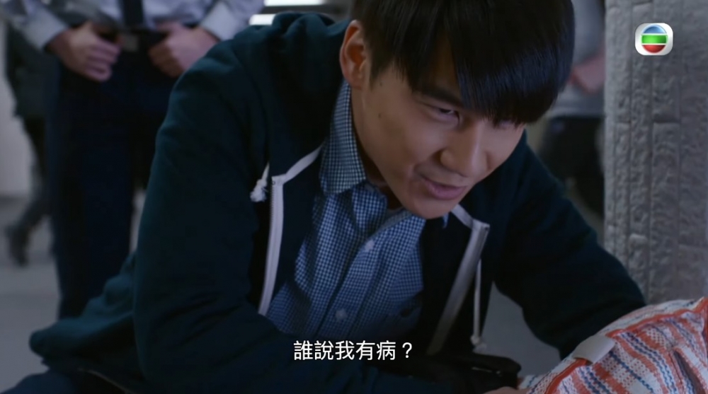 譚永浩今次於《白色強人2》中飾演精神病患者李曉