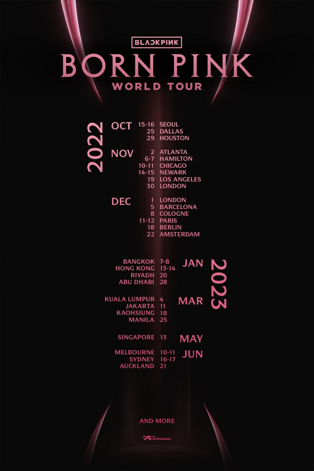 BlackPink於10月中以首爾為起點，展開世界巡演《BLACKPINK WORLD TOUR [BORN PINK]》，香港站於2023年1月開騷！