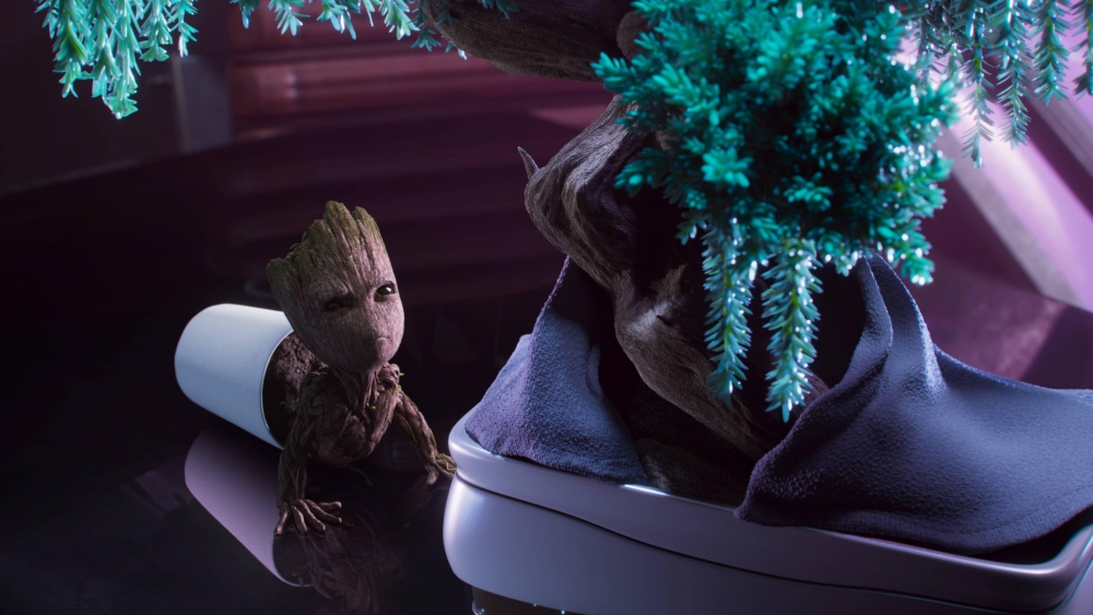 Groot樹人永遠只有一句對白「I am Groot」,但其實句句都有不同的意思。