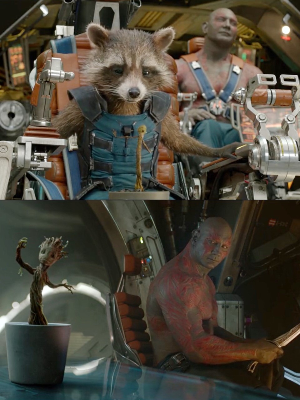 火箭浣熊將成年Groot的殘枝栽種並培育出一個蠢萌的BB Groot!