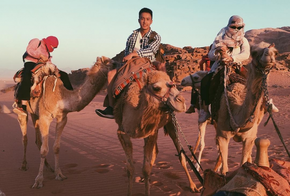 Jacky在IG分享過不少出國旅遊的精彩照片~