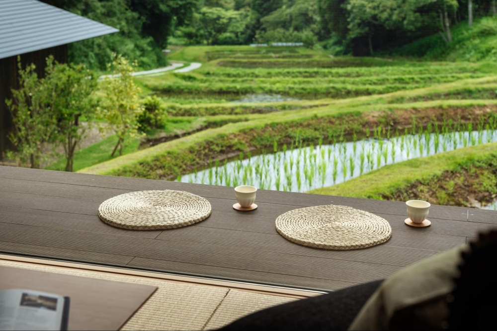 住在梯田內，可以說是非常獨特的體驗。