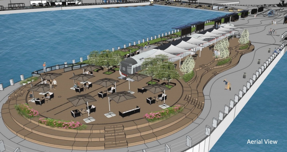 最近海濱事務委員會正就灣仔海濱第3及第4期工程展開討論,計劃分階段增設水上餐廳,以及將早前退役的東鐵線翻新列車「烏蠅頭」部分車卡「復活」變成陳列品讓市民打卡。