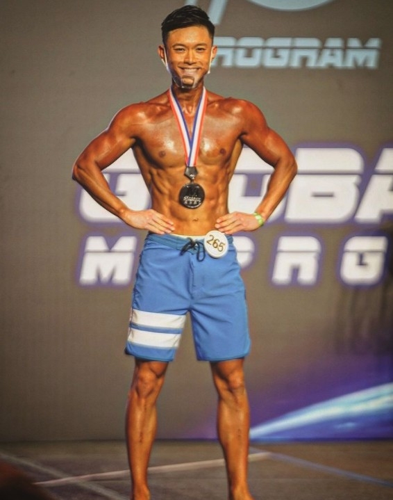 布柏軒過往曾參加健美比賽，身材超fit！
