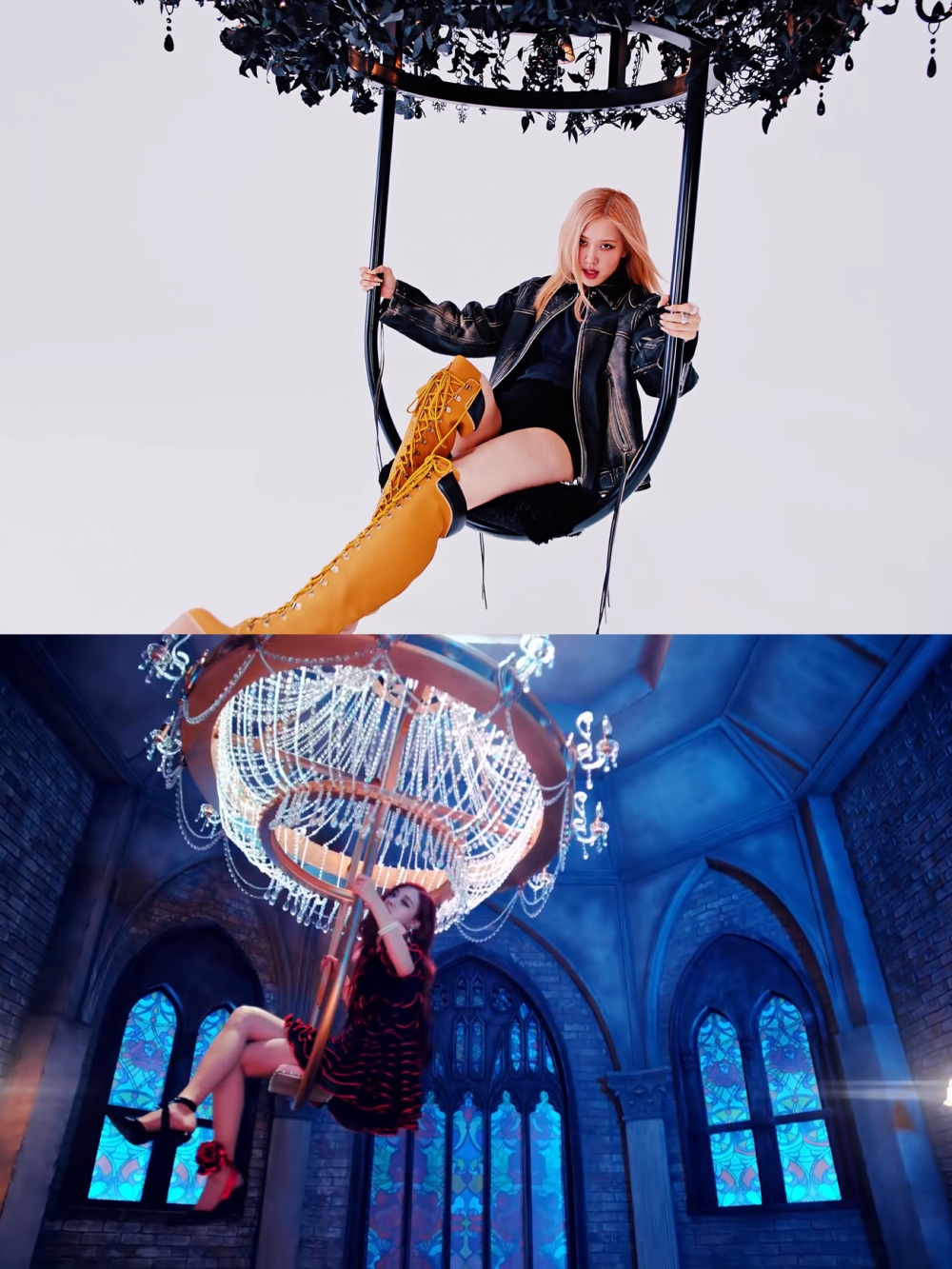 《DDU-DU DDU-DU》坐在吊燈上～