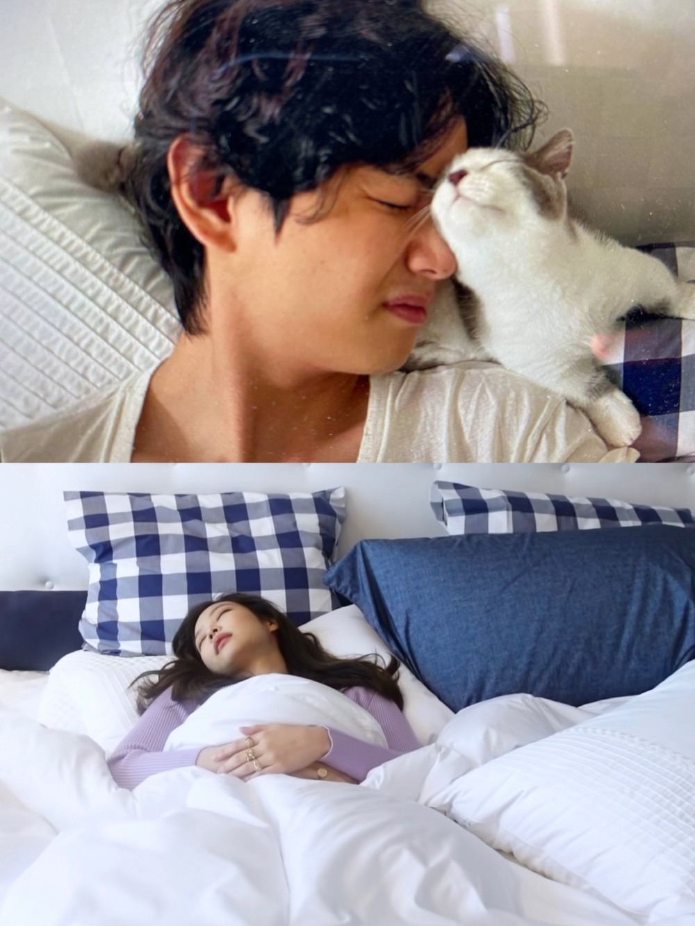 有網民對比V過往的自拍照與Jennie公開的床相似，預測兩人至少交往一年以上。