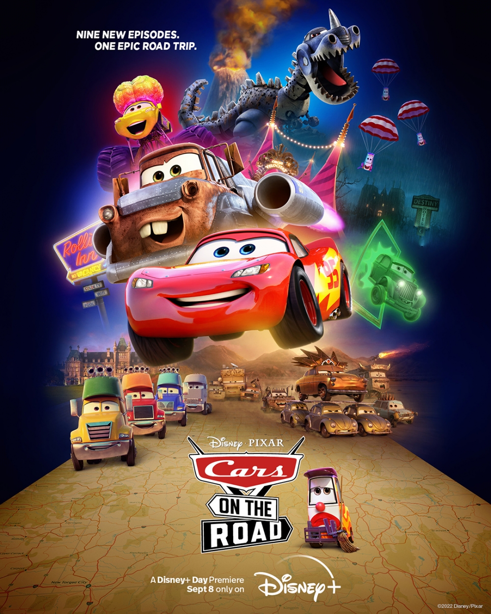 Disney+9月片單2022:《反斗車王:公路奇遇記》