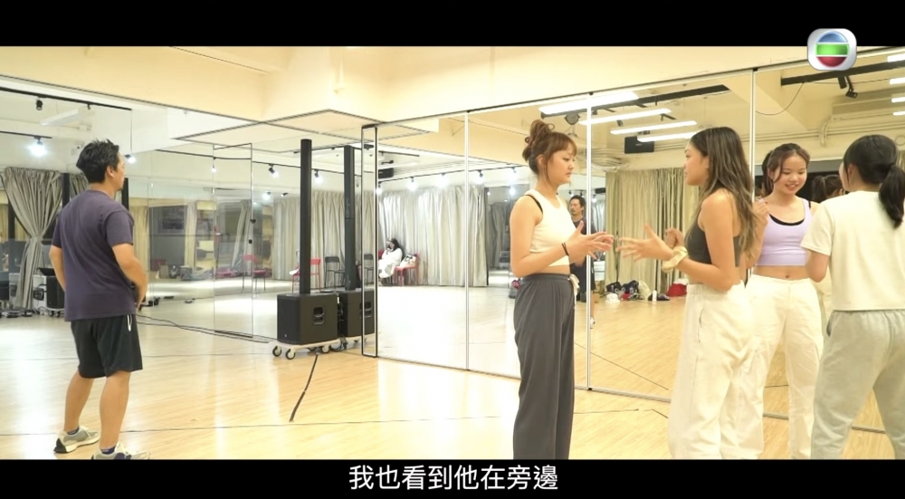 XiX成員大讚佢平時抓緊時間練舞，好少休息。