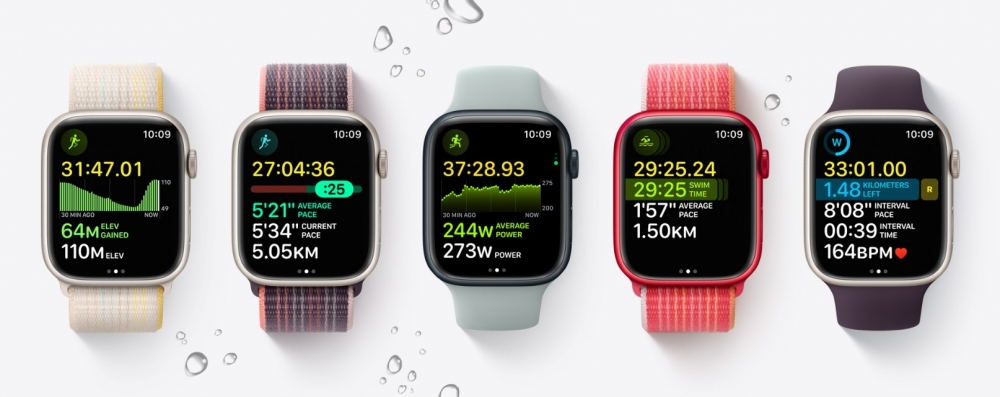 Apple Watch Series 8有多達六種顏色選擇~