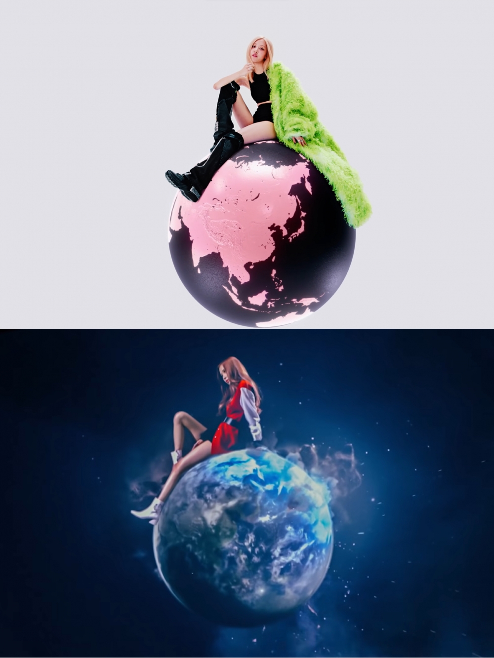 《WHISTLE》坐在地球上。