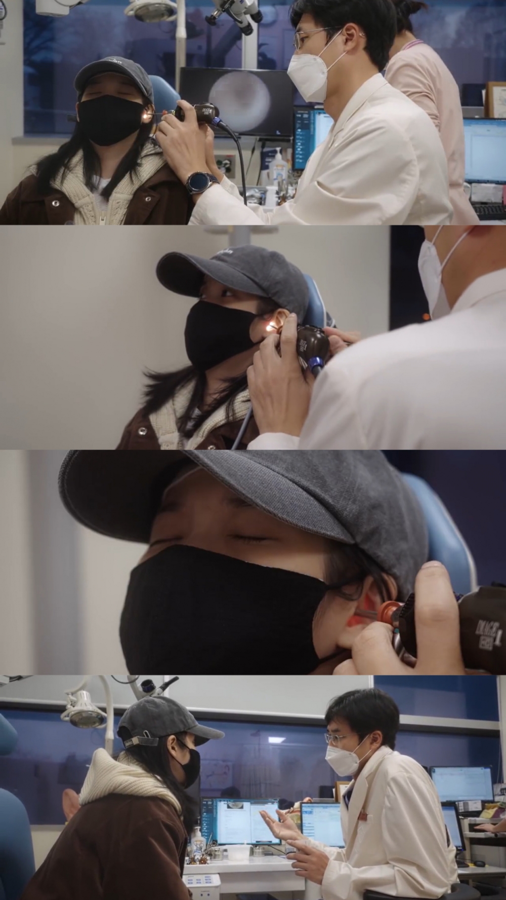 IU在紀錄片「碎片集-29歲的冬天」曾提及耳朵出現問題。