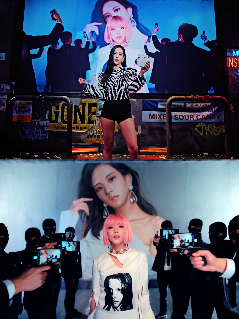 《DDU-DU DDU-DU》被很多鏡頭拍攝。