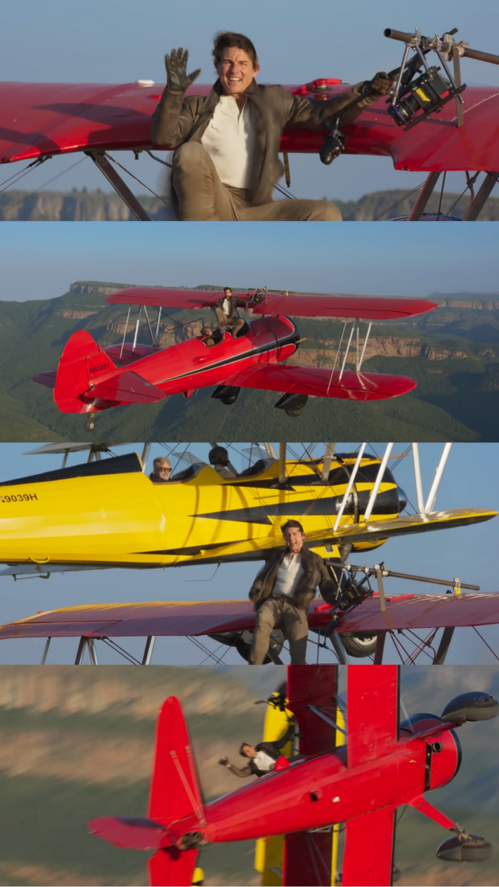 Tom Cruise站在機身外高空拍片玩命宣傳電影,過程勁驚險!