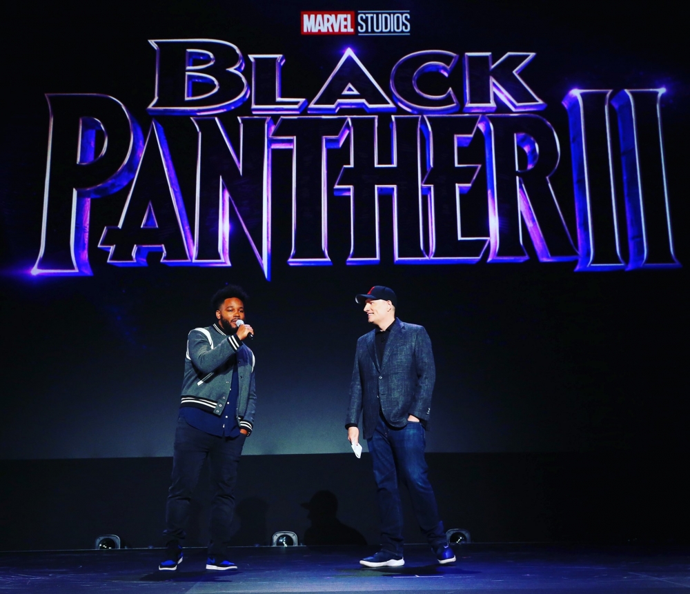 導演Ryan Coogler和Kevin Feige。