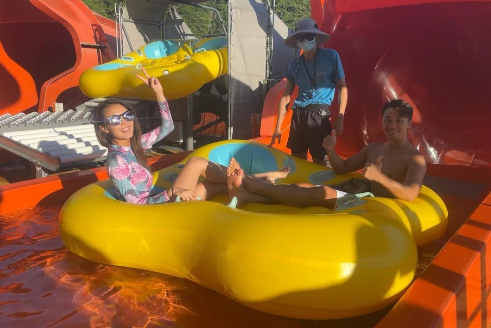 二人感情穩定，2019年男方投資1200萬開健身房，仲邀請陳庭欣做代言人～