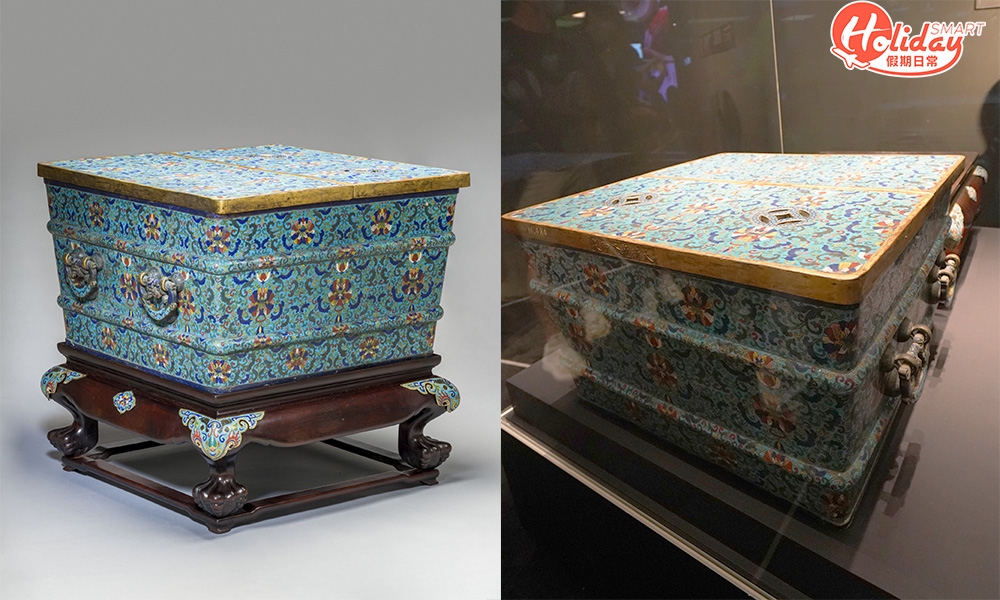 乾隆款纏枝蓮紋冰箱,清 乾隆(1736 – 1795) ,展廳5 © 故宮博物院