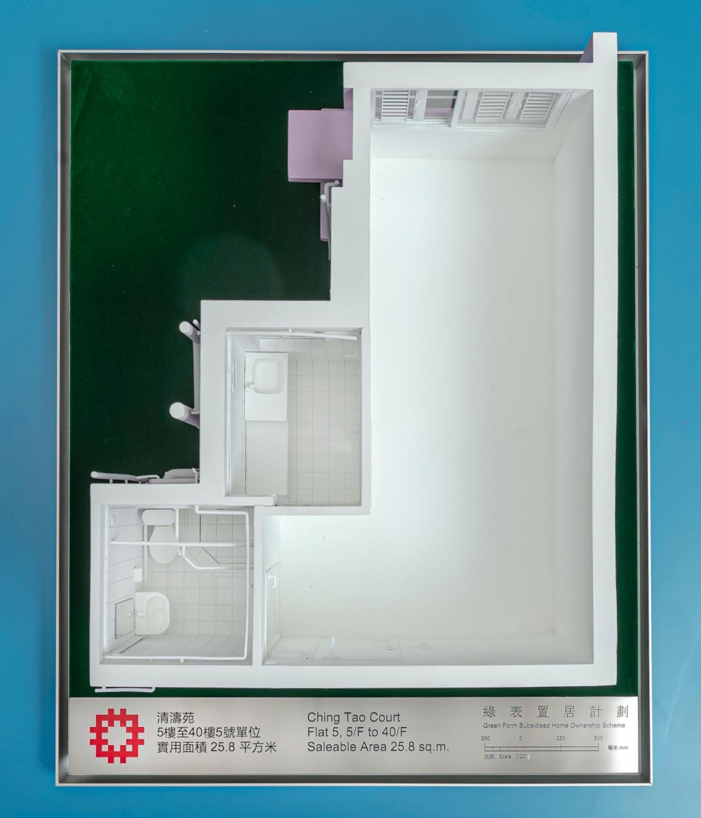清濤苑5樓至40樓5號單位的模型。