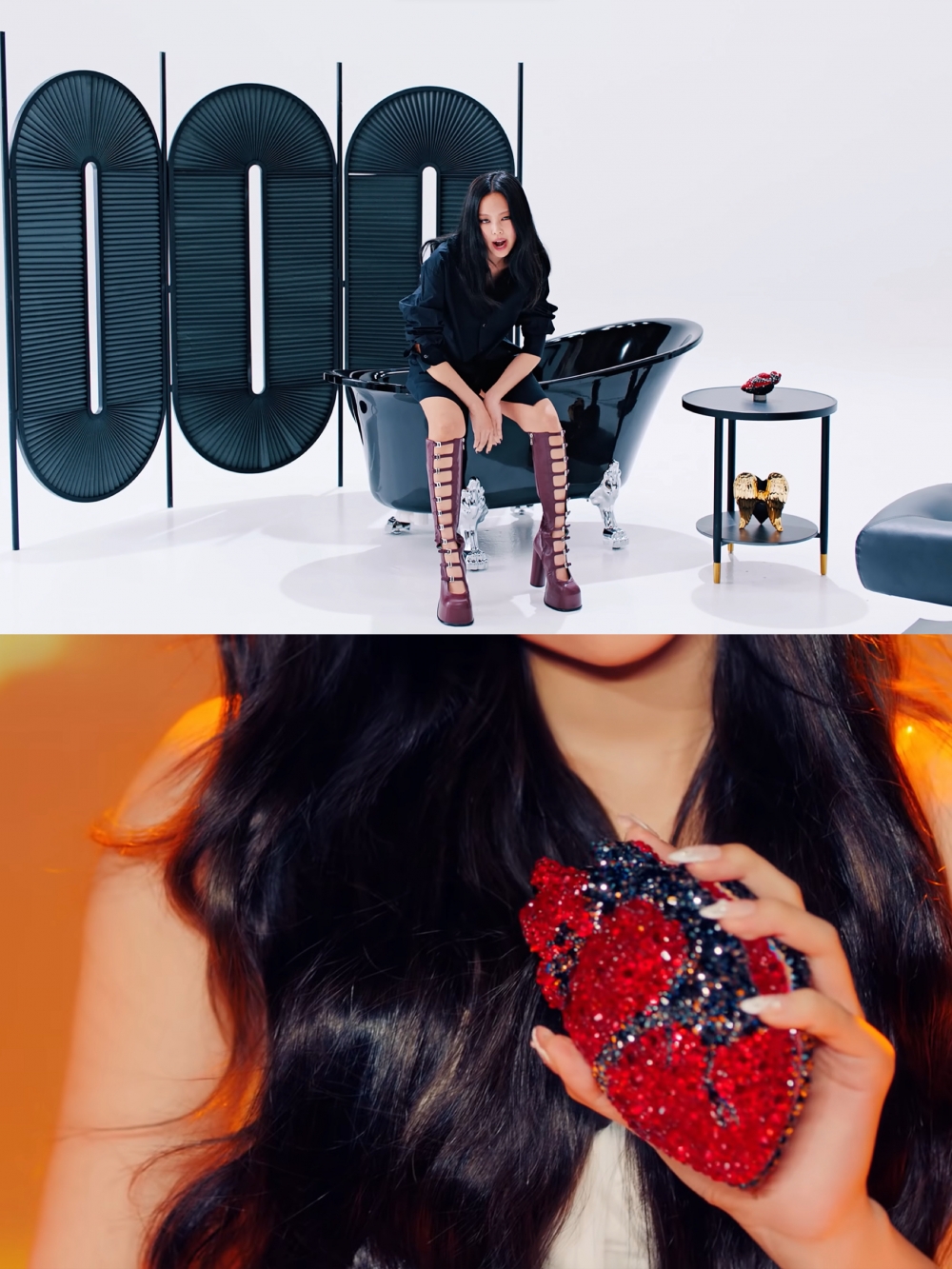 《KILL THIS LOVE》的紅色心臟。